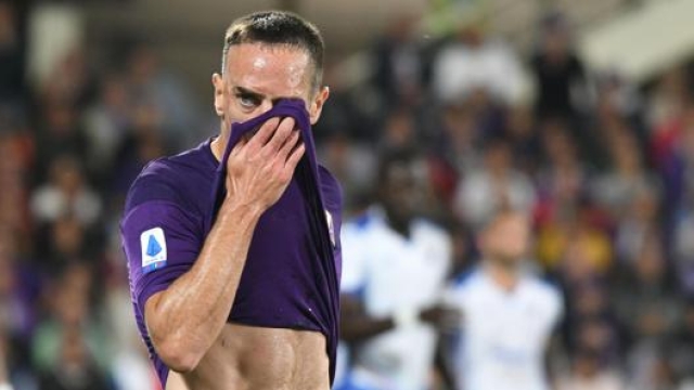 Franck Ribery, francese della Fiorentina. Ansa