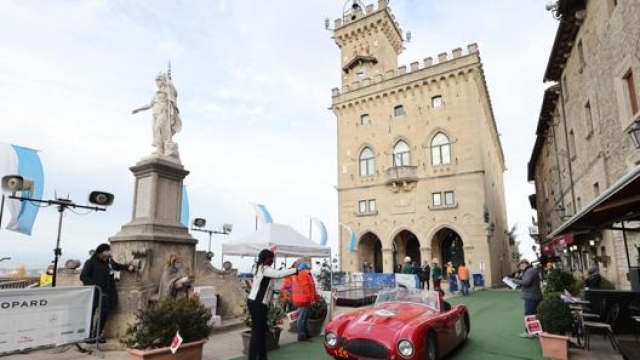 Quest’anno la Mille Miglia ha sconfinato a San Marino. Ansa