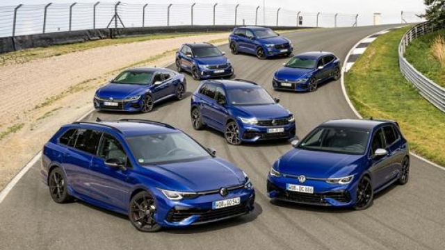 La gamma attuale dei modelli R, i più prestazionali prodotti dalla Volkswagen