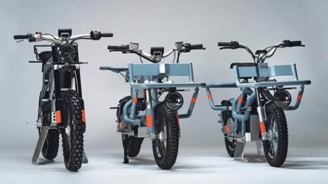 Tre modelli elettrici della serie “work”: la moto Kalk, l’utilitaria Osa e il ciclomotore Makka