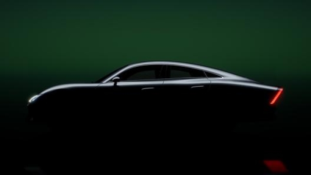 Il teaser della Eqxx diffuso dalla Mercedes