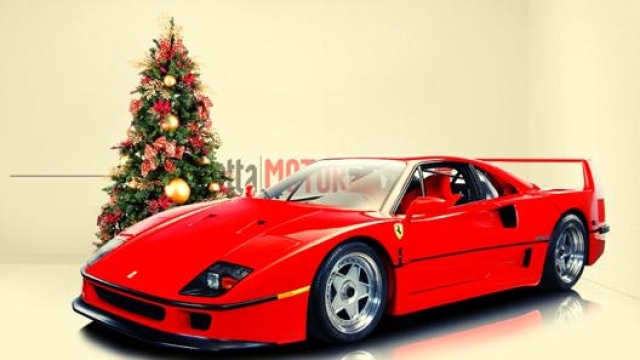 Tinta natalizia per la Ferrari F40