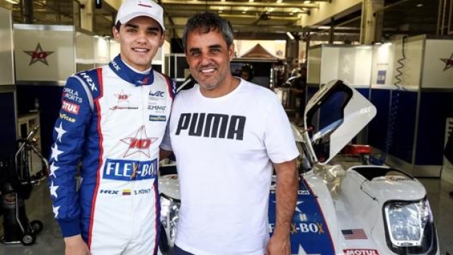 Sebastian Montoya con il padre Juan Pablo. Imsa WeatherTech SportsCar Championship