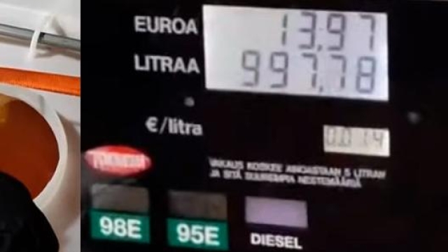 Tre stazioni di servizio della catena petrolifera Abc a Turku per errore  hanno offerto un litro di benzina a soli 0,014 euro