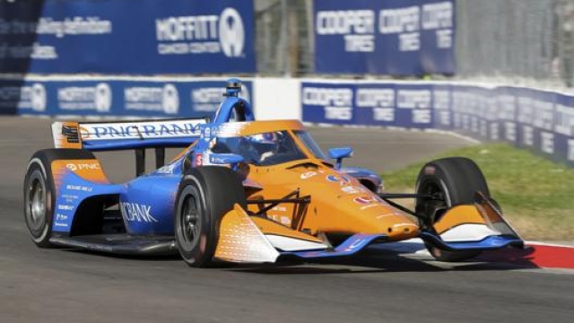 La Dallara-Honda del team Chip Ganassi di Scott Dixon. AP