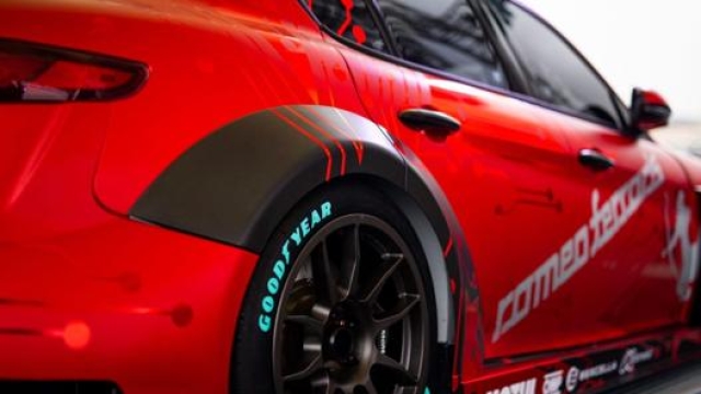 L’Alfa Romeo Giulia elettrica mantiene la trazione posteriore come la versione di serie da cui deriva