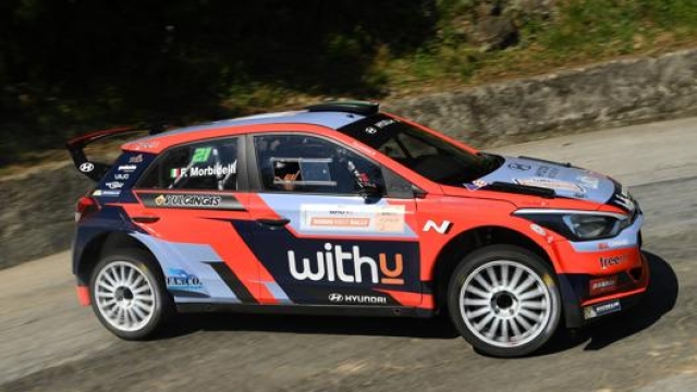 La Hyundai i20 su cui correrà Franco Morbidelli al Rally di Monza