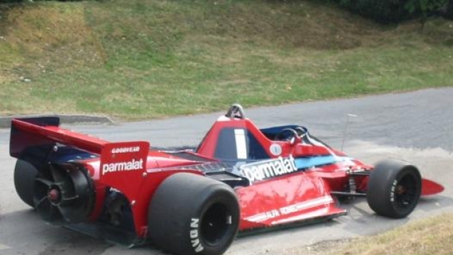 La Brabham-Alfa Romeo con turbina posteriore con cui Lauda vinse in Svezia nel 1978
