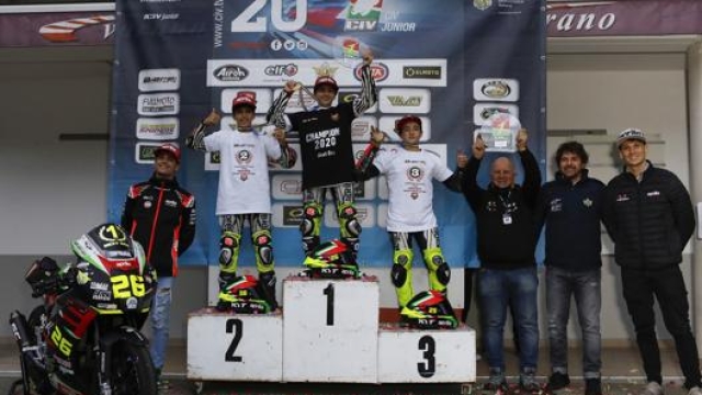 Il podio della classe “Next Generation”, Lorenzo Frasca è il vincitore finale