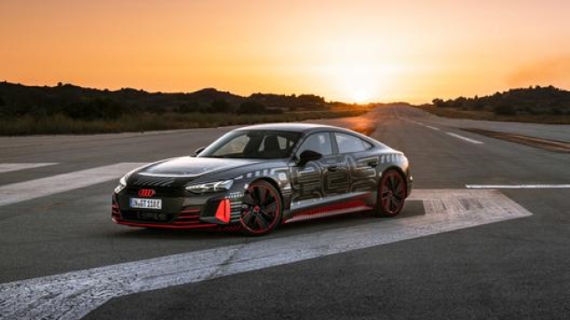 Audi e-tron GT, la trequarti anteriore dell’elettrica tedesca