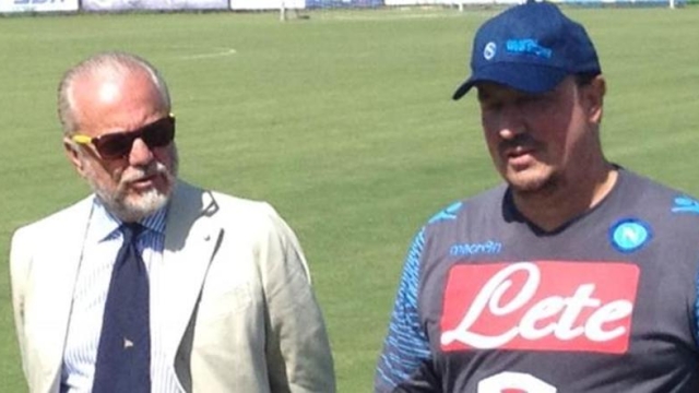 Aurelio De Laurentiis con Rafa Benitez