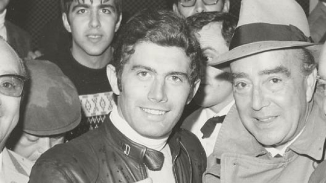 Giacomo Agostini con Domenico Agusta