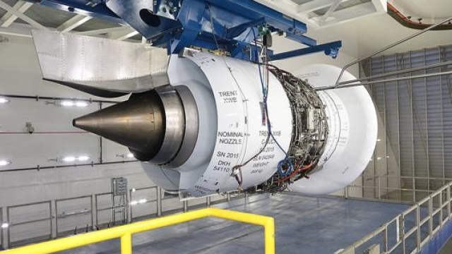 Il Rolls-Royce Trent Xwb alle prese con i test a terra