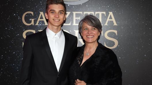 Luca Marini e Stefania Palma ai Gazzetta Awards del 2015. Bozzani