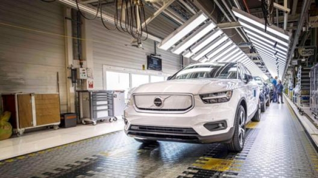 La percentuale di veicoli elettrificati venduti da Volvo è in forte crescita