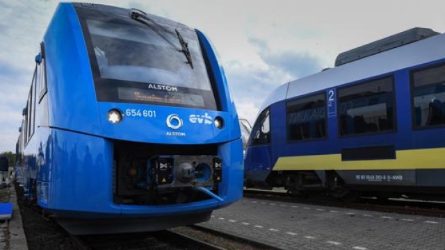 Il treno della francese Alstom. Epa