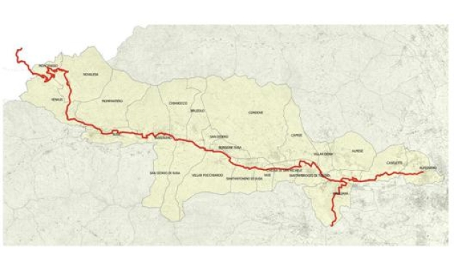 Una volta terminata, la Ciclovia Francigena della Valle Susa unirà Alpignano al Moncenisio