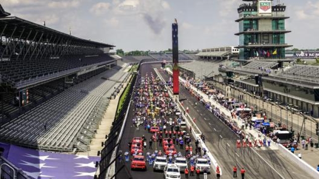 Una vista dell’Indianapolis Motor Speedway. Epa