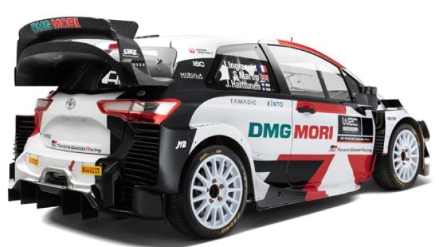La Yaris Wrc del team Toyota Gazoo Racing per la stagione 2021