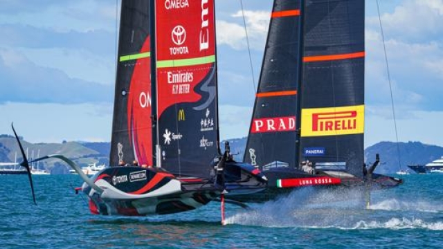Luna Rossa Prada Pirelli e Te Rehutai impegnate nell’America’s Cup ad Auckland