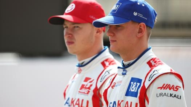 Schumacher e Mazepin, piloti Haas 2021. Getty