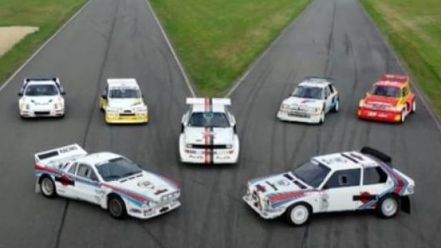 Ben sette gli esemplari speciali custoditi appartenuti al  mondo dei Rally Anni 80