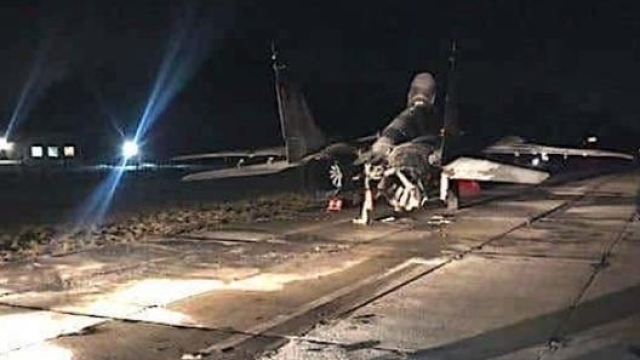 Il MiG-29 danneggiato nell’incidente