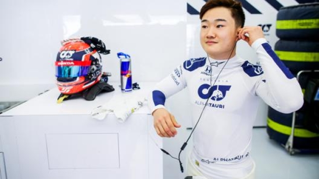 Yuki Tsunoda, 20 anni, primo anno in F1 con l’AlphaTauri. Getty