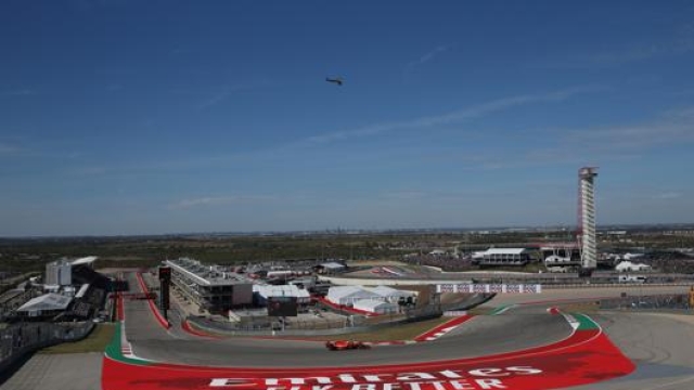 La SF90 di Charles Leclerc nel GP di Usa 2019 al Circuito delle Americhe di Austin. LaPresse