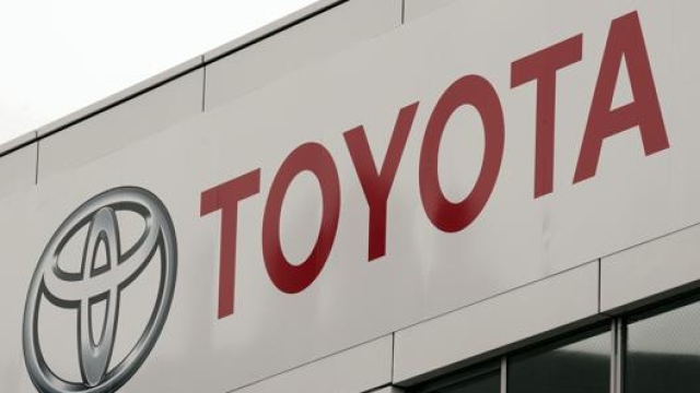 Logo Toyota a Tokyo. Epa