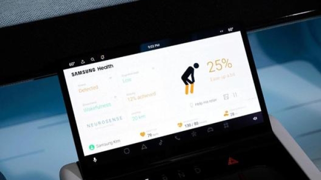 Salute al sicuro con l’Automotive Samsung Health: il sistema che analizza lo stato di salute dei passeggeri, monitorando regolarmente i livelli di stress