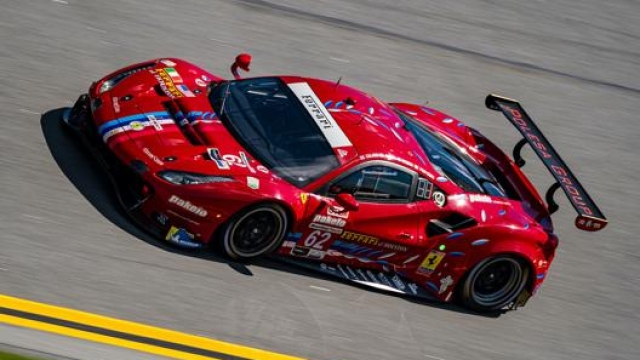 La Ferrari 488 Gte impegnata alla 24 Ore di Daytona 2021