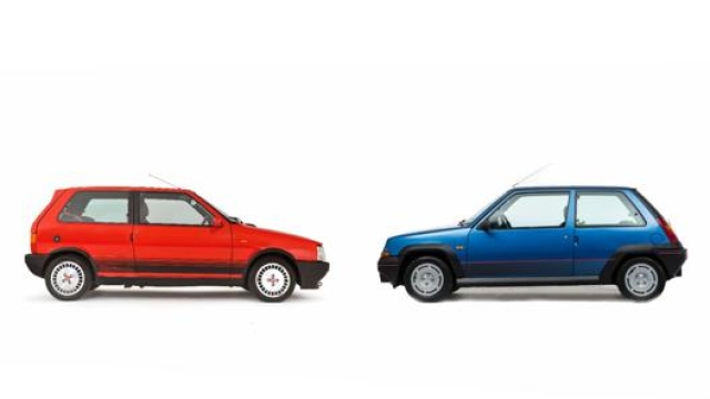 Fiat Uno Turbo i.e. e Renault Supercinque GT Turbo icone sportive del 1985