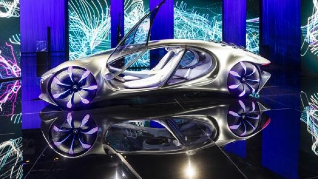La concept Mercedes Avatar in mostra a Shanghai. Epa