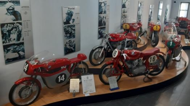 Della collezione del museo fanno parte anche 15 moto da corsa