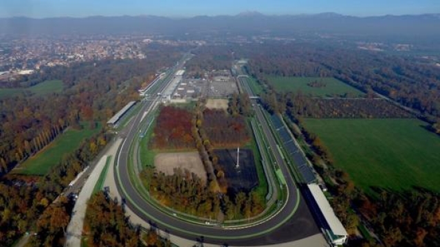 L’Autodromo Nazionale di Monza visto dal cielo brianzolo