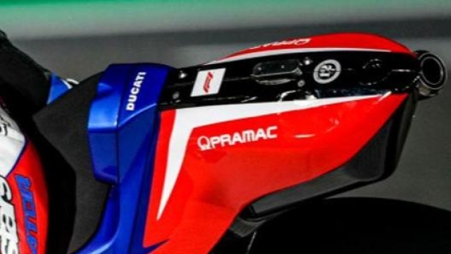 Il logo della F1 sul codone della Ducati Pramac