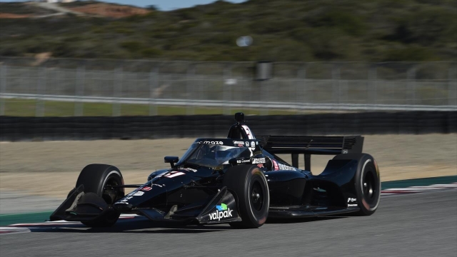 Ancora Grosjean in azione a Laguna Seca con Dale Coyne Racing. Foto Indycar