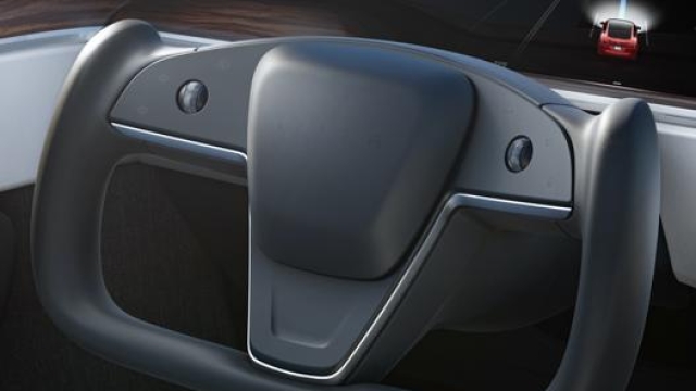 Il volante “a farfalla” delle nuove Model S e X