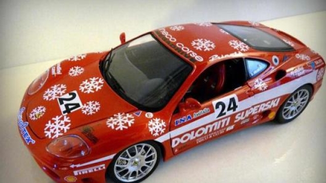 Ferrari 360 Modena Gt Dolomiti Superski scomparsa una decina di anni fa