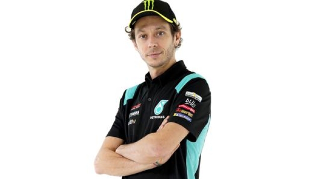 Valentino Rossi con i colori Petronas