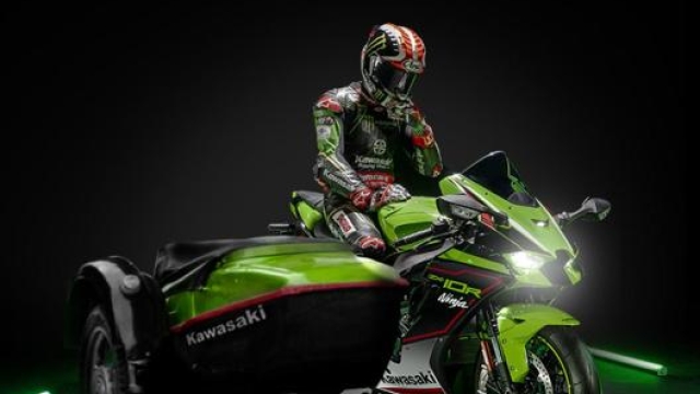 La Kawasaki Ninja SIdecar apparsa sui social della filiale italiana del marchio giapponese