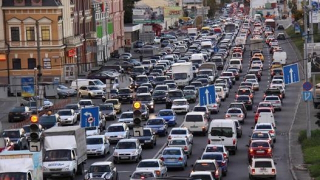 Kiev, capitale dell’Ucraina, è una delle città con i maggiori problemi di traffico nel mondo