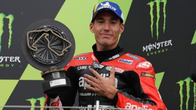 Primo podio in MotoGP per Aprilia con Aleix Espargarò. Afp