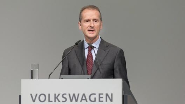 Herbert Diess, amministratore delegato del Gruppo Volkswagen