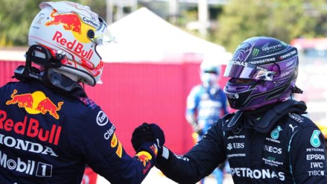 Verstappen e Hamilton, il duello ora è anche a parole. Getty Images