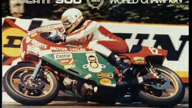 Mike Hailwood al TT del 1978. Benedetti