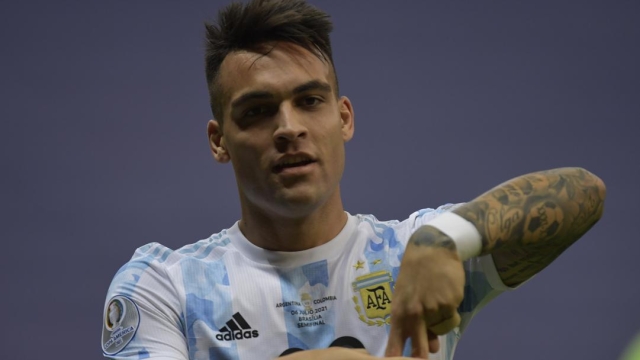 Lautaro Martinez (23 anni), attaccante dell'Inter e della nazionale argentina. GETTY IMAGES