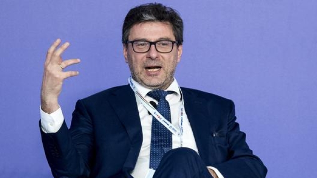 Giancarlo Giorgetti, ministro dello Sviluppo economico. LaPresse