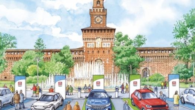 MiMo 2021 ospita le pedane delle singole auto nel centro storico di Milano